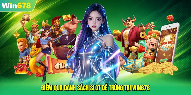 Điểm qua danh sách slot dễ trúng tại WIN678